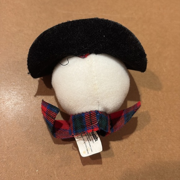 Snowman Head Plush Xmas Decor - Picture 2 of 3